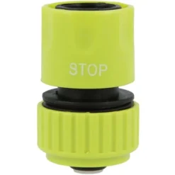 AMIG | Snabbkoppling för slang R09 STOP | 3/4'' | ABS | Pistagegrön