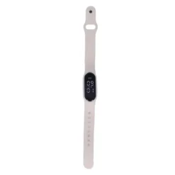 Anti Mosquito Armband Watch Silica Gel USB Uppladdningsbart Ultraljud Myggmedel Armband för Outdoor White