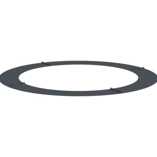 Antracit Planterare i Harts - Modern Hållbar Design | Diameter: 120 cm | Färg: Antracit