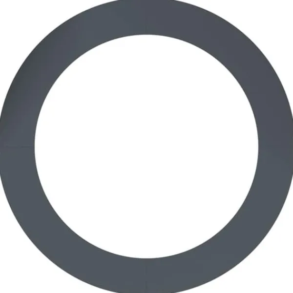 Antracit Planterare i Harts - Modern Hållbar Design | Diameter: 120 cm | Färg: Antracit
