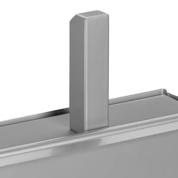 Askhink med spade, 35,5x23x9 cm, Silver