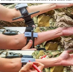 Best Auledio Turnstile Tactical Turniquet Emergency Kit för jakt och vandring, för allvarliga nödsituationer utomhus och blodförlustkontroll van Beredskapsplaner