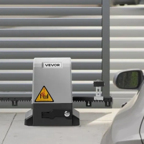Online Automatisk grindöppnare 274x200x330 mm, 400W, Skjutbar, Infraröd sensor Skjul, Garage & Carports