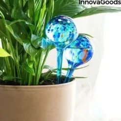Automatiska bevattningsballonger - InnovaGoods - Aqua·loon - Paket om 2 - Trädgårdsbevattning - Blå