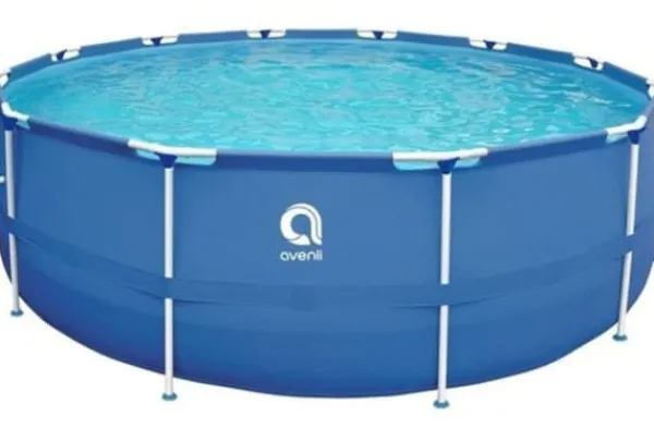 Viking Choice Avenli 305 cm Rund Poolset med Pump för Trädgårdsentusiaster
