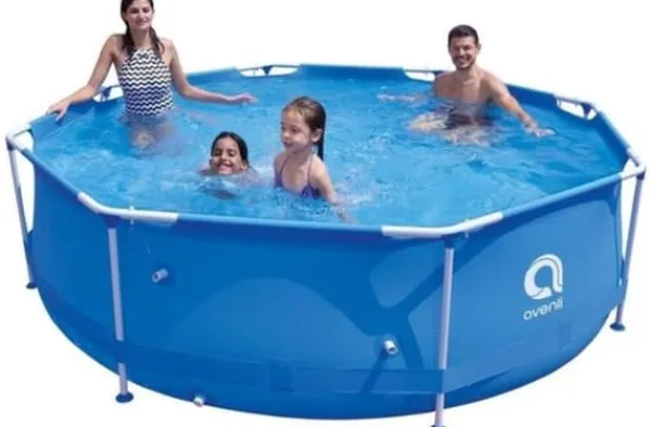 Viking Choice Avenli 305 cm Rund Poolset med Pump för Trädgårdsentusiaster