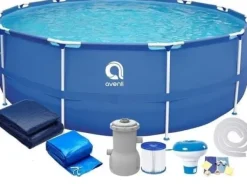 Viking Choice Avenli pool 420 x 84 cm med pump - komplett set