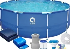 Viking Choice Avenli simbassäng 305x76 cm komplett set med pump