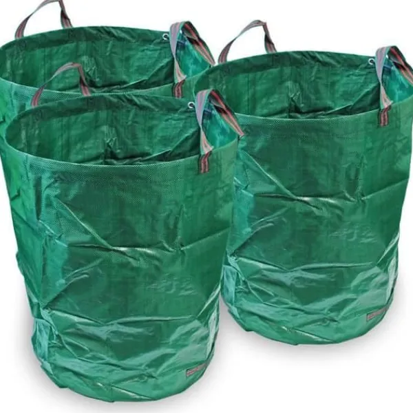 Avfallspåse - CAMPTECK - 300L - Slitstark polypropen - 4 handtag - Vattenavvisande