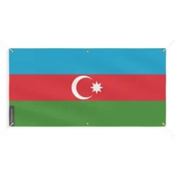 Discount Azerbaijan Flag Banner - PIXELFORMA - 90x180cm - Hållbar polyester - 6 förstärka öglor Flaggor & Vindstrutar