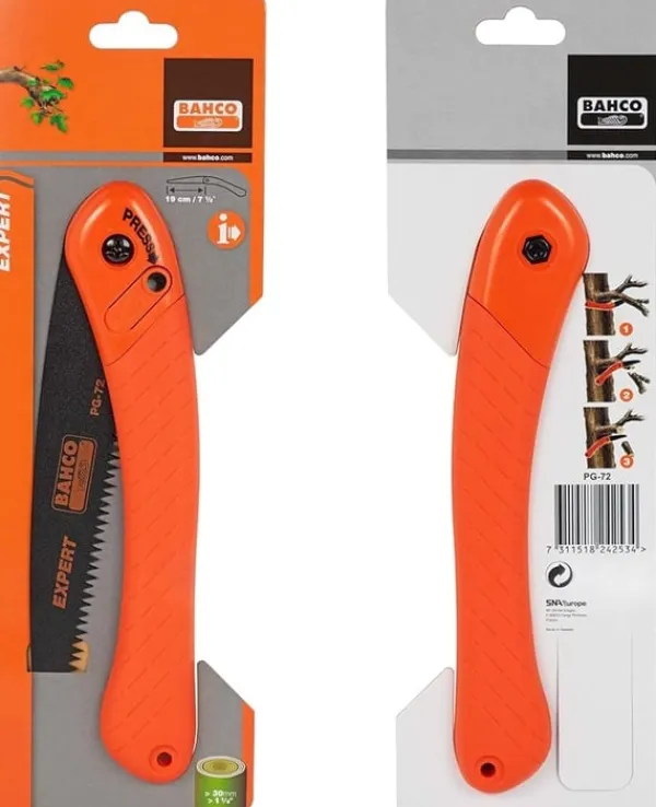 Best BACHO PG-72 (Bacho Laplander orange), Bahco friluftssåg orange, såg prepping Trädgårdsverktyg