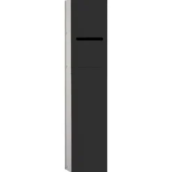 Badrumsmöbel - Emco - ASIS 2.0 - Svart - Glas - Infälld