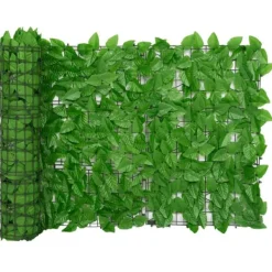 Outlet Balkongskärm gröna blad 200x75 cm Valvbågar, Spaljéer, Bersåer & Pergolor