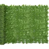 vidaXL Balkongskärm gröna blad 300x150 cm