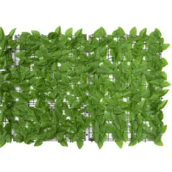 Discount Balkongskärm gröna blad 300x75 cm Valvbågar, Spaljéer, Bersåer & Pergolor