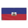 Banner Flag of Haiti 6 öljetter 160x320cm i polyester