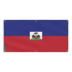 Banner Flag of Haiti 6 öljetter 160x320cm i polyester