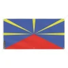 Outlet Bannern - La Réunion - 70x140 cm - Polyester - 6 ögon - Digitaltryck Flaggor & Vindstrutar