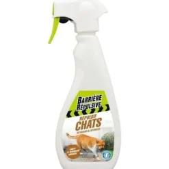 Sale BARRIÄR REPULSIV Repulsiv för Katter Inomhus & Utomhus - Redo att användas - 500 ml Insektsmedel & Djuravvisande Medel