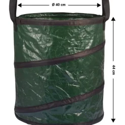 Hot Basetech BT-2258734 Trädgårdssäck 56 l Grön Trädgårdskorgar