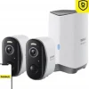 Baseus Security N1 Plus Outdoor Kamera 2K 2-Cam Kit Weiß EU