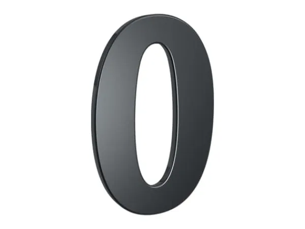 BASI HN 160, Dekorativ siffra, Stål, Antracit, 106 mm, 156 mm, 212 g
