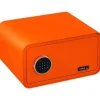 BASI mySafe 430, Fristående kassaskåp, Orange, Kod, Elektronisk, Vägg, Batteri, AA Kassaskåp