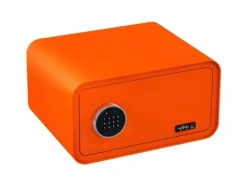 BASI mySafe 430, Fristående kassaskåp, Orange, Kod, Elektronisk, Vägg, Batteri, AA Kassaskåp