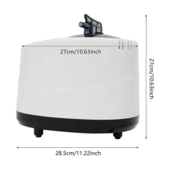 Bastu Ånggenerator - Mini - 3 L Kapacitet - 1000 W - 220 V 50 Hz - EU-Kontakt - Fjärrkontroll & Touch - 304 Rostfritt Stål