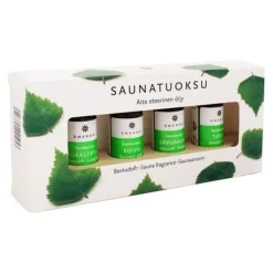 Bastudoft Emendo 4 X 10 ml med Träställning Bastu