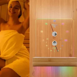 Discount Bastutermometer Hygrometer med RGB-ljus Bastu