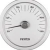 Bastutermometer RENTO Aluminium Silver