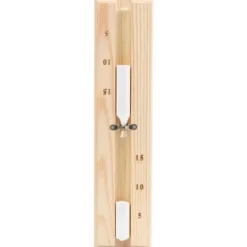 Bastutillbehör - Living 2-i-1 Bastutermometer & hygrometer sandur set massiv furu