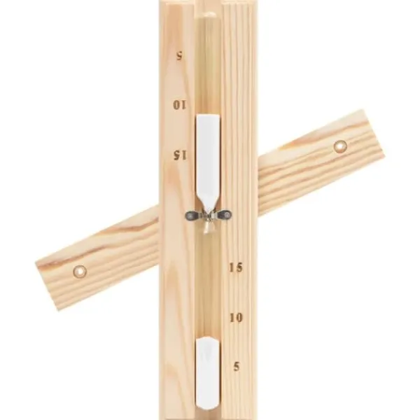 Bastutillbehör - Living 2-i-1 Bastutermometer & hygrometer sandur set massiv furu