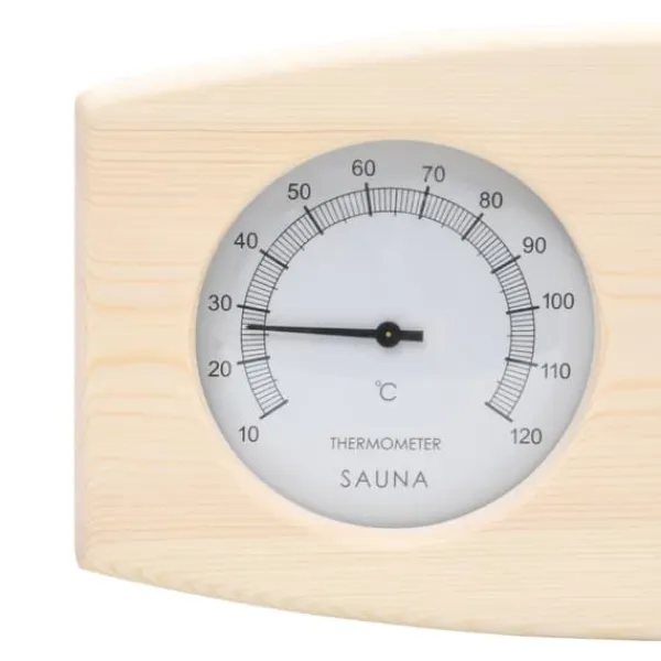Bastutillbehör - Living 2-i-1 Bastutermometer & hygrometer sandur set massiv furu