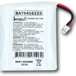 Sale Batteri Larm - BATSÉCUR - BAT6416223 - Litium 3.6V - 7.8Ah - Kompatibel med Delta Dore CTL 8000 Tyxal+ Sensorer Till Säkerhetssystem