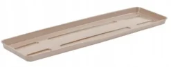 Beige plastställ för en 60 cm blomkruka