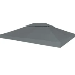 Outlet Belvederetyg - - 4x3 m - Antracit - 310 g/m² - Vattentät Tält & Lusthus
