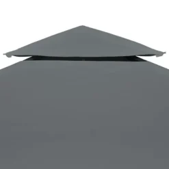 Outlet Belvederetyg - - 4x3 m - Antracit - 310 g/m² - Vattentät Tält & Lusthus