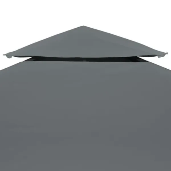 Outlet Belvederetyg - - 4x3 m - Antracit - 310 g/m² - Vattentät Tält & Lusthus
