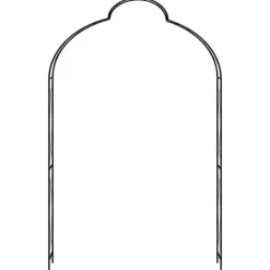 Bersåer, spaljéer & pergolor - Living Trädgårdsbåge 150x34x240 cm järn