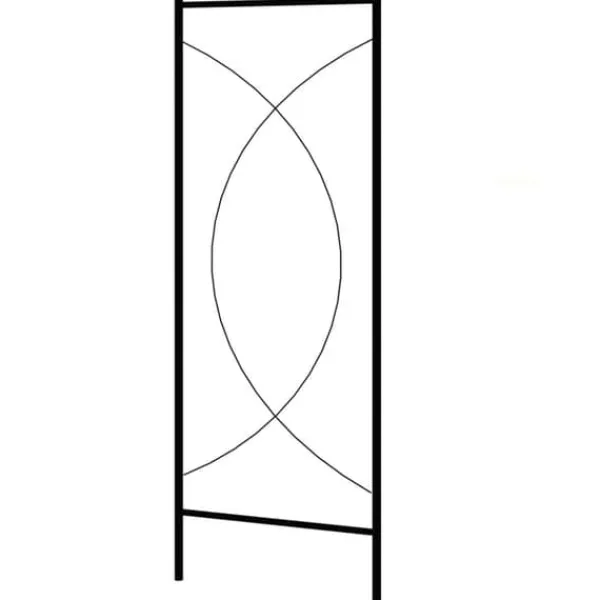 Bersåer, spaljéer & pergolor - Living Trädgårdsbåge 150x34x240 cm järn
