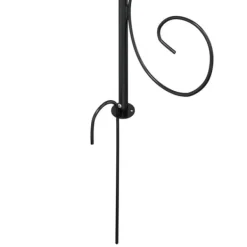 Outlet Bersåer, spaljéer & pergolor - Living Rosenbåge svart Ø180x255 cm stål Valvbågar, Spaljéer, Bersåer & Pergolor