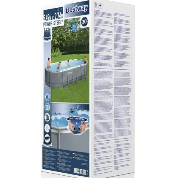 Clearance - Power Steel Pool 5,49 X 2,74 X Pooler