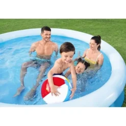 Hot självbärande rund pool Fast Set 305 x 66 cm med filtrering Pooler