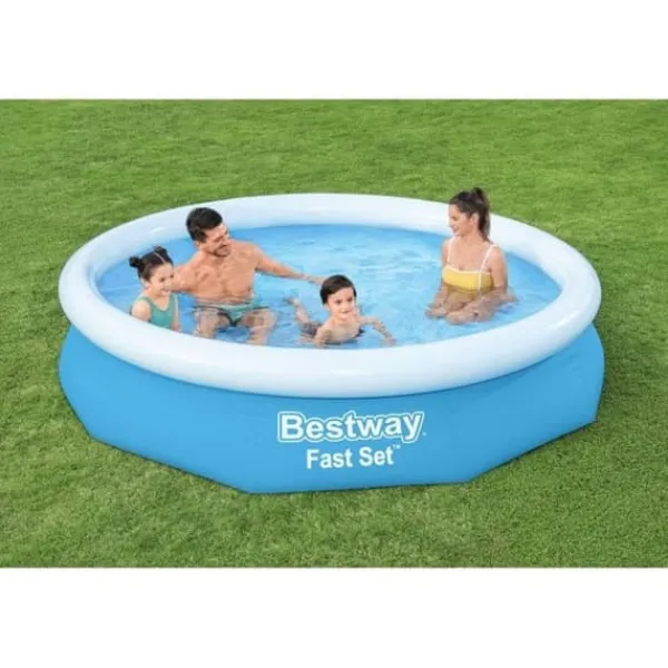 Hot självbärande rund pool Fast Set 305 x 66 cm med filtrering Pooler
