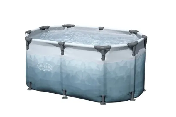 Sale Lay-Z-Spa 6002N, 431 l, 2 personer, Oval, Polyester, Polyvinylklorid (PVC), Stål, Blå, Grå, Blå Pooler
