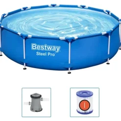 Discount Pool med stålram Steel Pro 305x76 cm Pooler