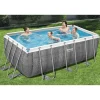 Pool Power Steel rektangulär 412x201x122 cm Pooler