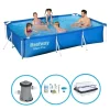 Hot Pool Steel Pro - Inklusive tillbehör - 300x201x66 cm Pooler